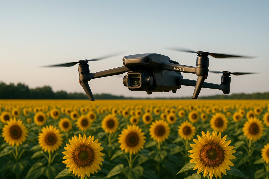 mappatura campo agricolo con drone