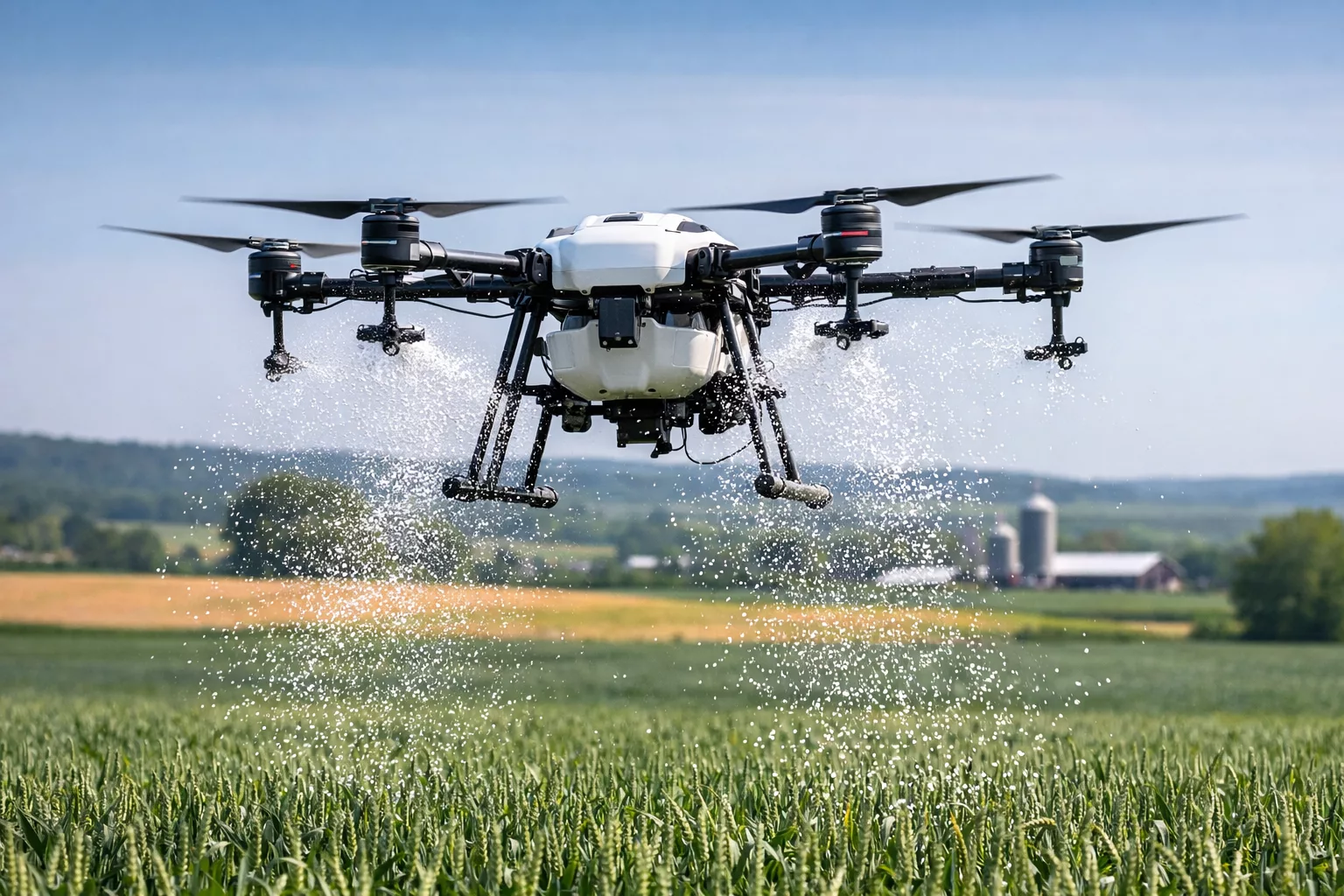 Concimazione azotata ottimale con drone